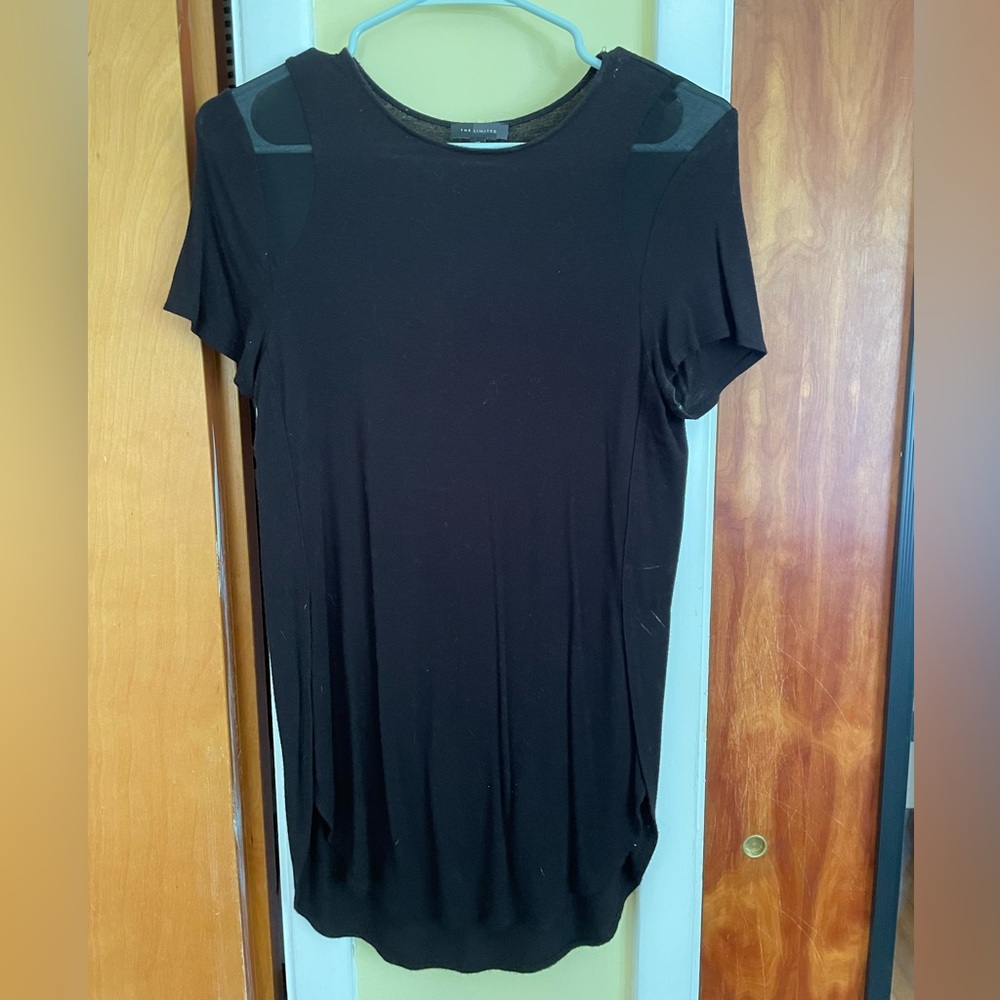 Black Tunic Length Tee